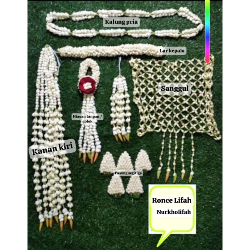 Ronce Melati asli segar adat sunda