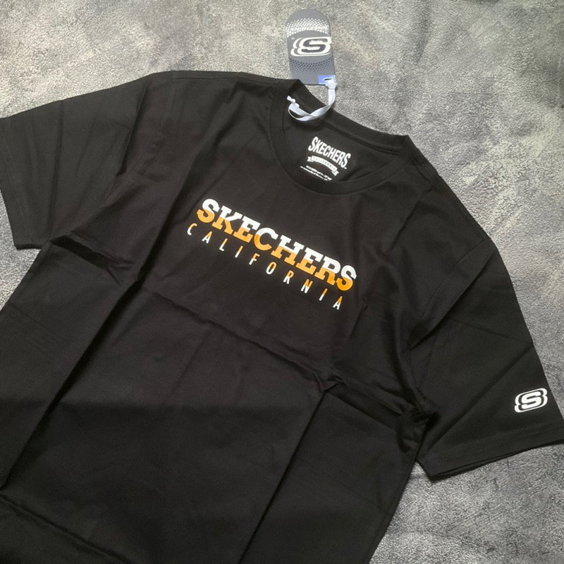 Kaos Skechers Cowok Original