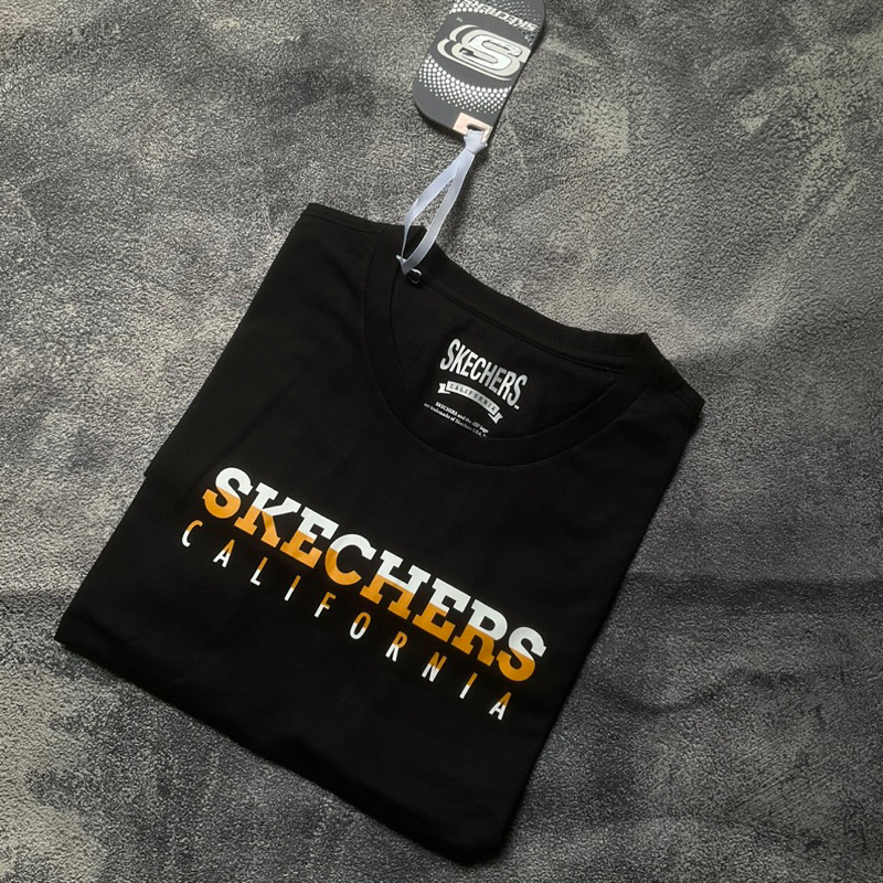 Kaos Skechers Cowok Original