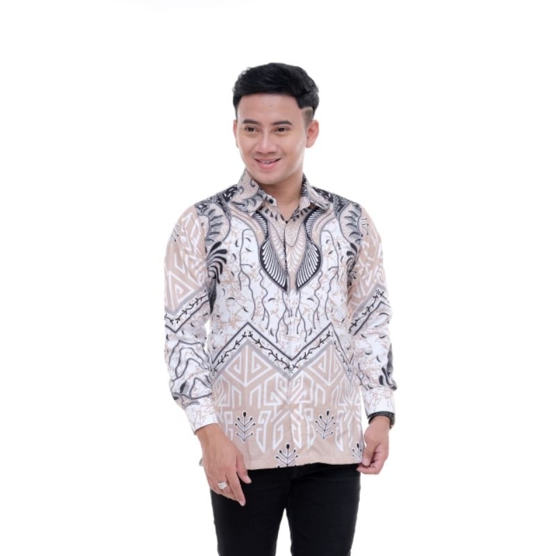 kemeja batik pria modern