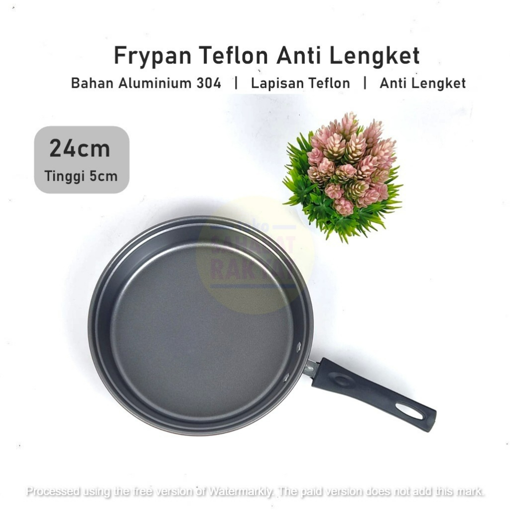 Frypan Teflon Warna 24cm Anti Lengket Kualitas Premium