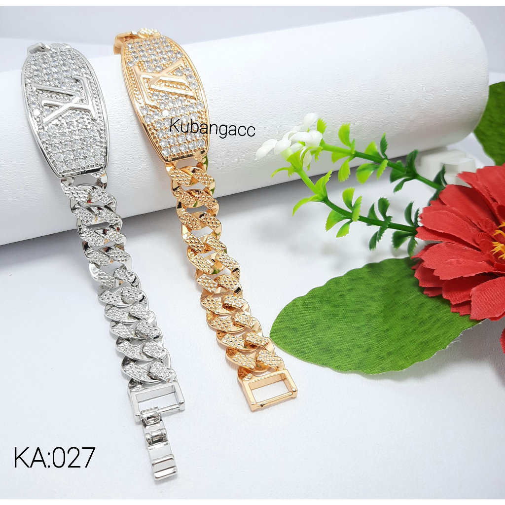 Gelang Tangan Rantai Plat Wanita Gelang Rantai Xuping Gold Perhiasan Fashion Gelang Wanita Murah