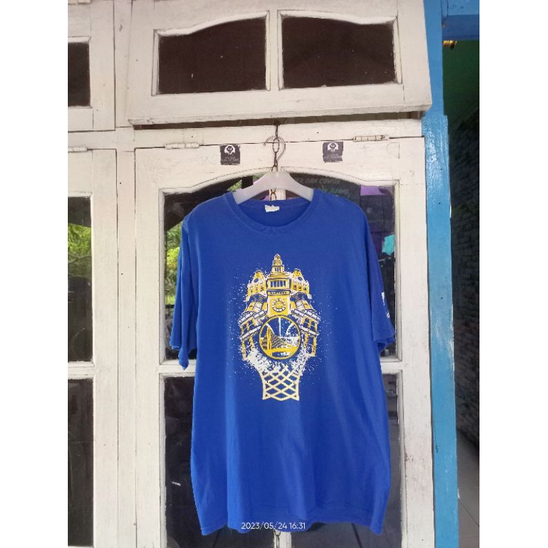 kaos basket Golden state warrior Champions 2014 second