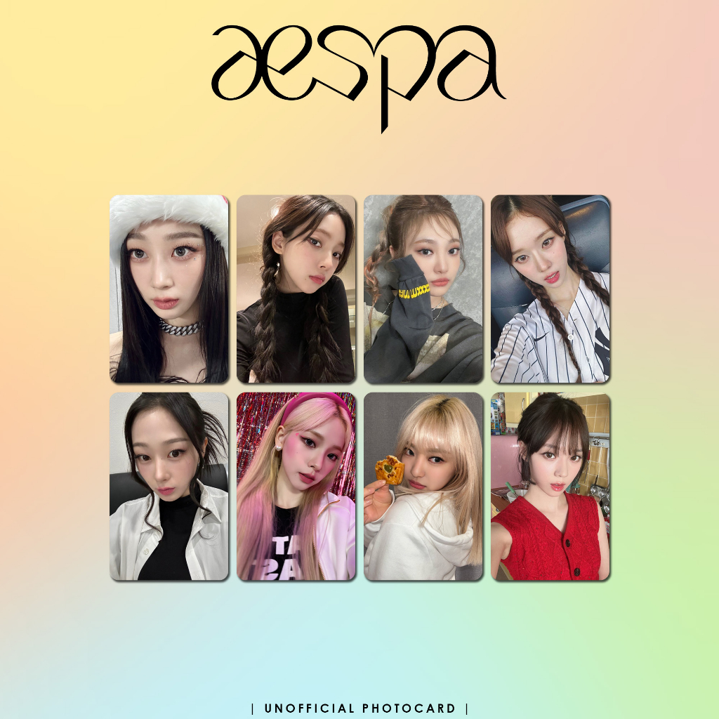 UNOFFICIAL PHOTOCARD AESPA SELCA [1]