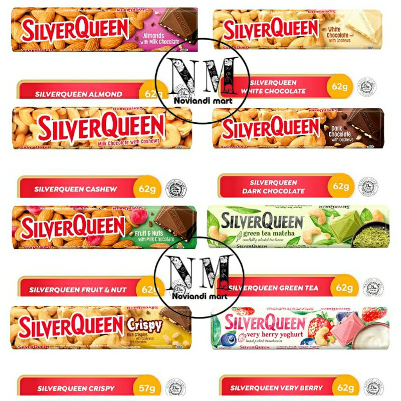 

Nafariz724 Silverqueen Mete 58Gr/58Gram /Silverqueen 58/ 65/62/62Gram