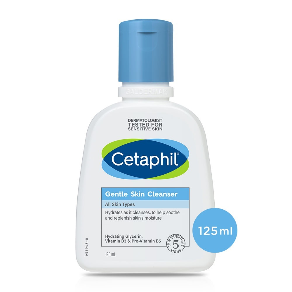 Cetaphil Gentle Skin Cleanser 125ml - JAMIN ORIGINAL BPOM