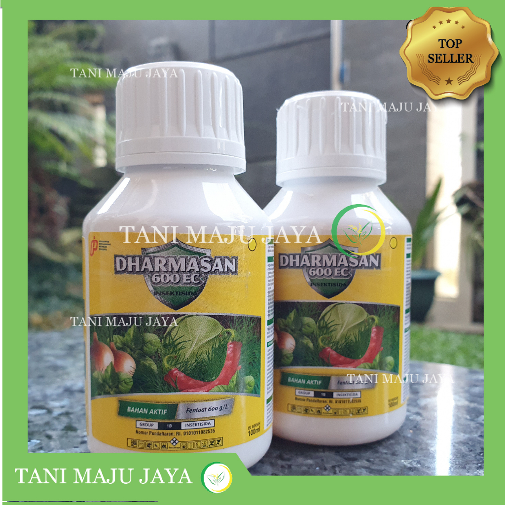 Insektisida Dharmasan 600EC 100 ml Pembasmi Hama Tanaman Kontak Ulat Kepik Belalang Darmasan
