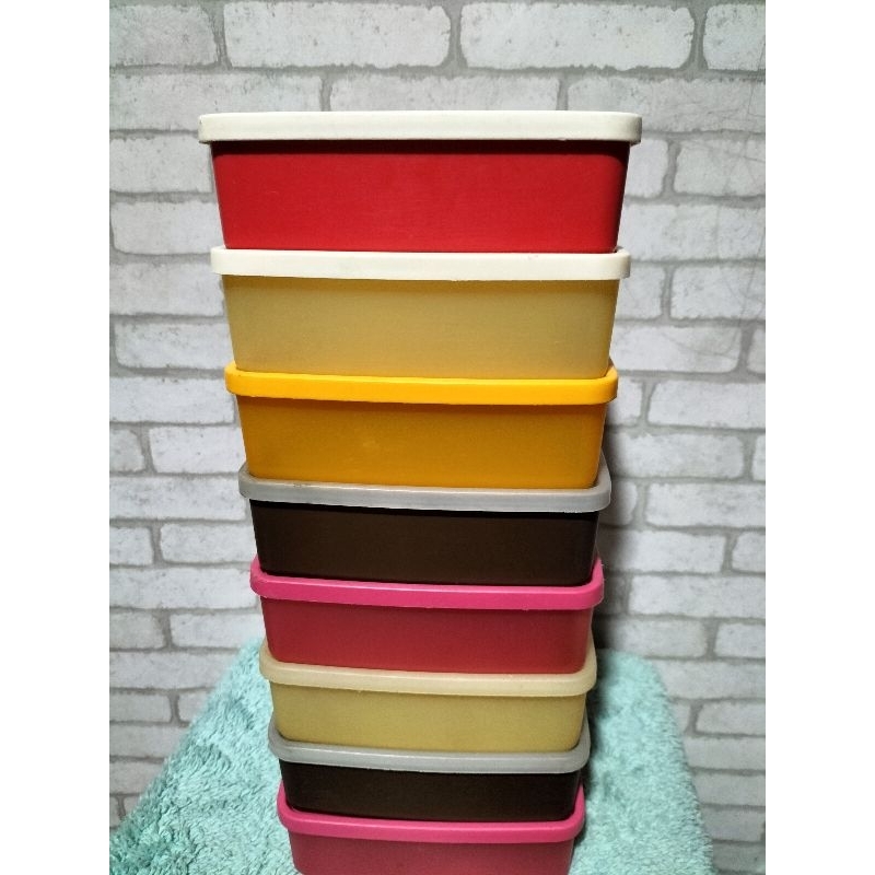LSA Tupperware kotak makan tanpa sekat second preloved