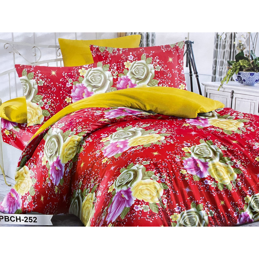 Sprei Murah Motif Kembang dan Abstrak Ukuran 180 x 200