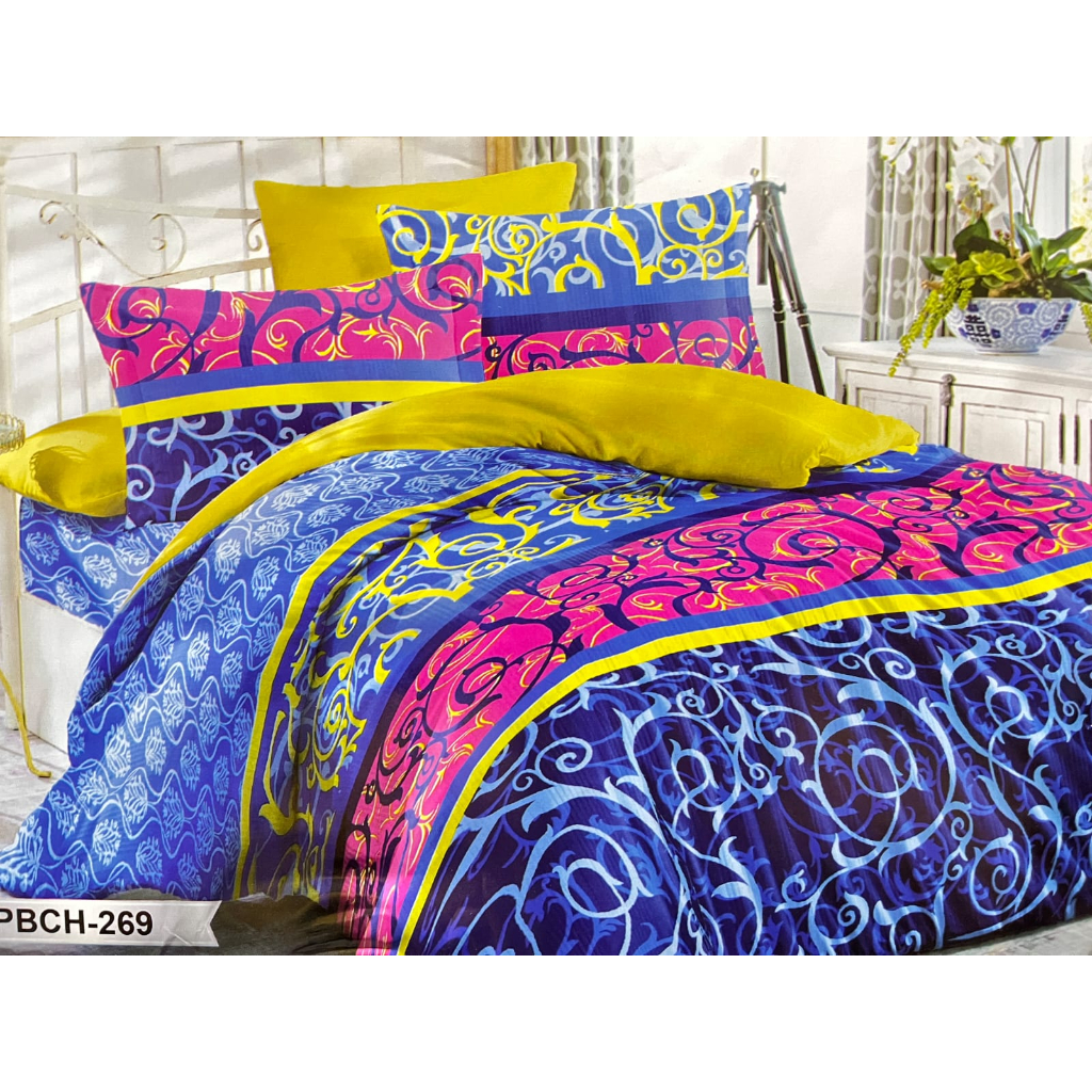 Sprei Murah Motif Kembang dan Abstrak Ukuran 180 x 200