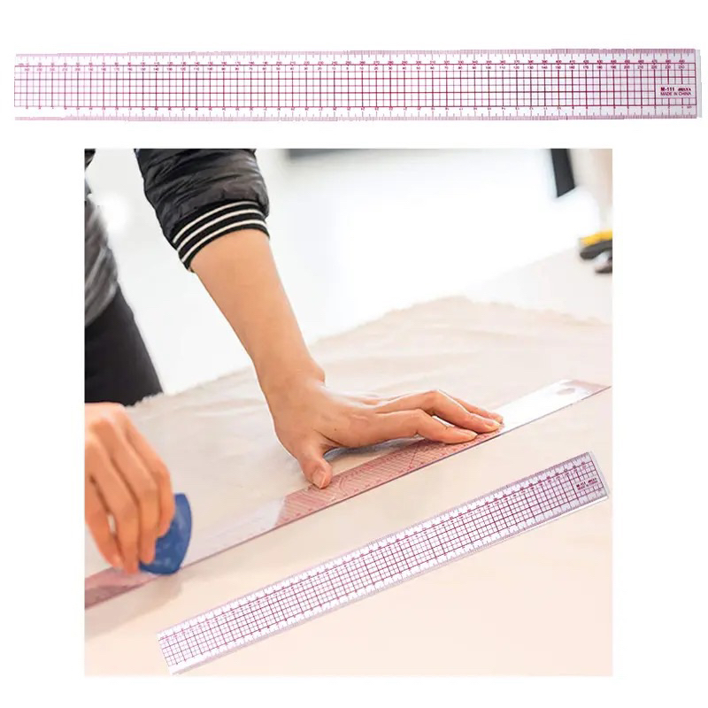 Penggaris Pola Jahit Penggaris Gambar Menjahit Pakaian Baju Quilting Patchwork Ruler Multi Function Sewing Rulers