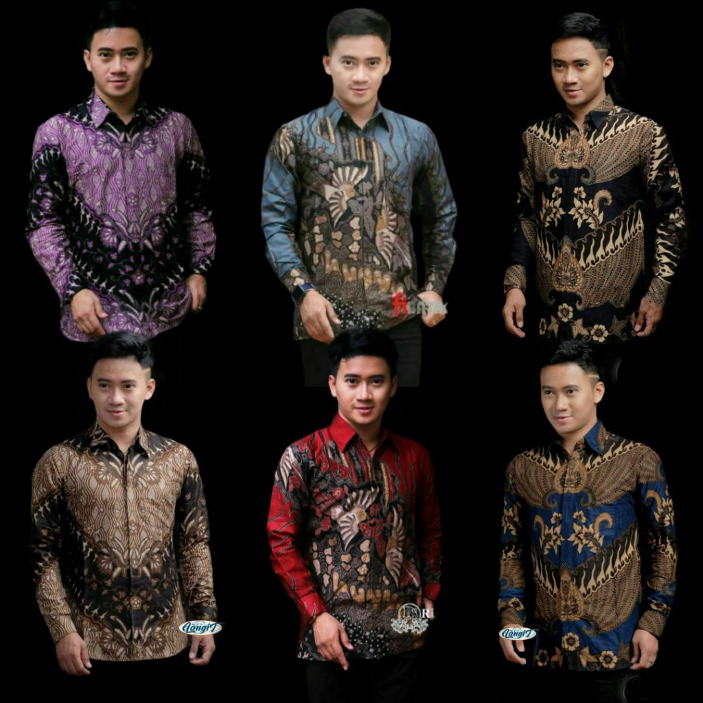 COD - KEMEJA BATIK PRIA LENGAN PANJANG BATIK KERJA CASUAL BAHAN KATUN REGULAR BUKAN SLIM FIT TRENDY MASA KINI TERHITS DI SHOPEE