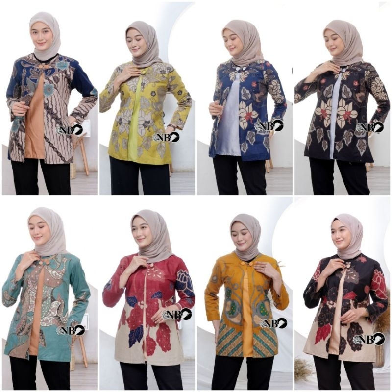 Atasan Batik wanita Tenun katun Tulis Halus Katun ATBM Baron ,Sarombit Atasan