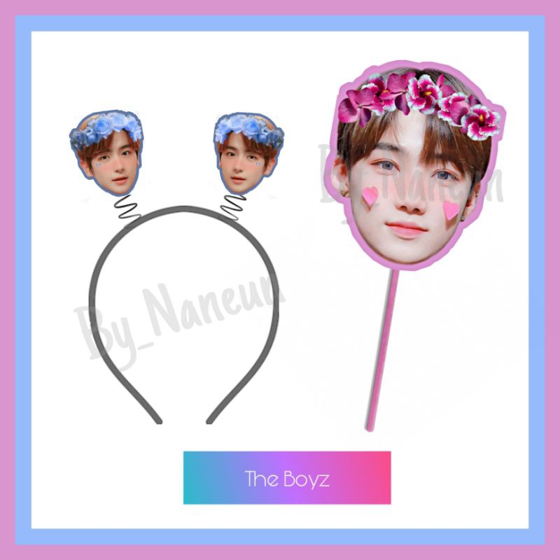 Fan Face/Bando Tuing Tuing The Boyz  / Bando Wajah/Kipas Wajah / Bando Kipas Konser / Bando Per / He