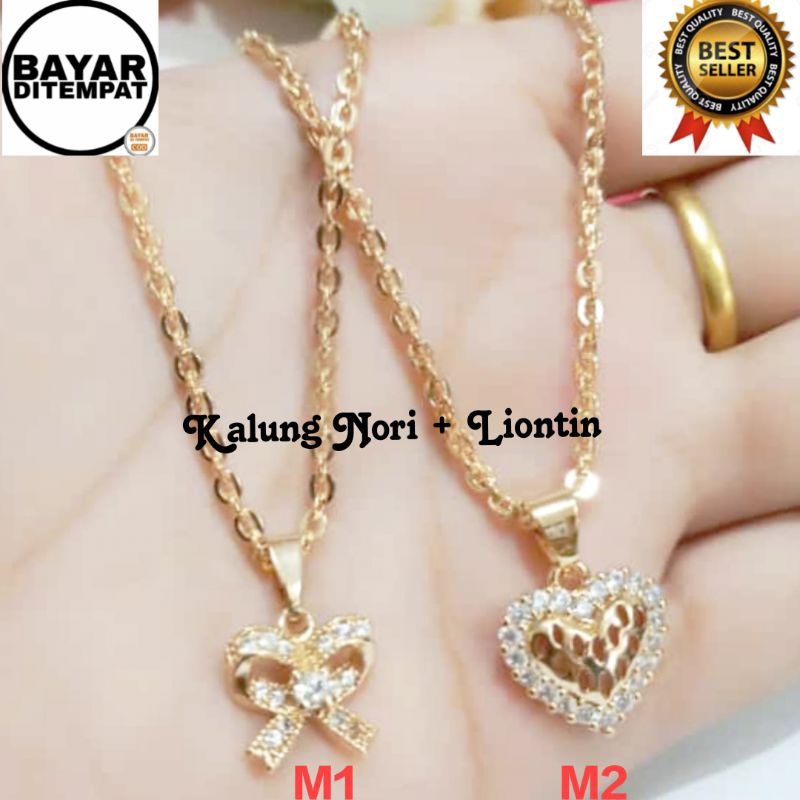 Kalung Nuri Free Liontin Mata