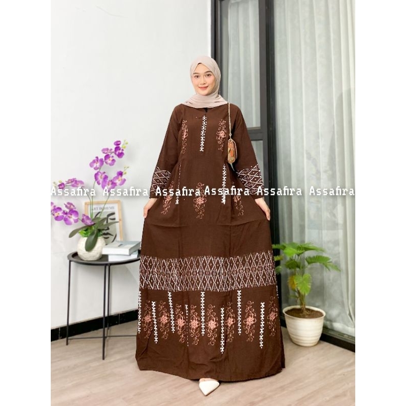 gamis twill rayon pekalongan