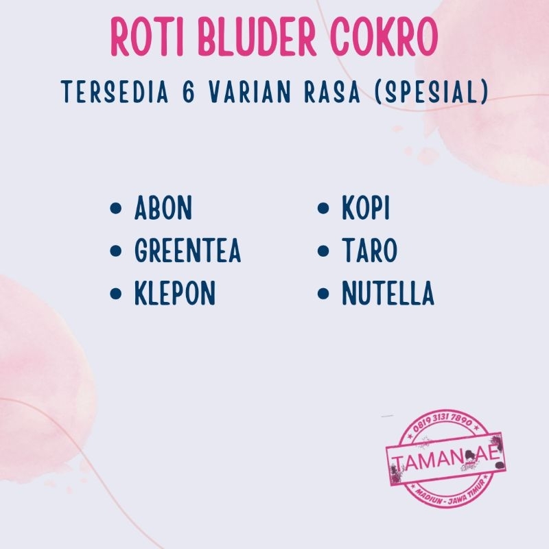 Roti BLUDER COKRO MIX RASA 4 SPESIAL DAN 4 STANDAR