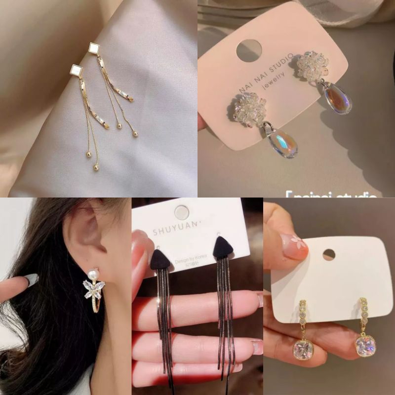 ANTING TITANIUM ANTING TUSUK SIMPEL BERKILAU