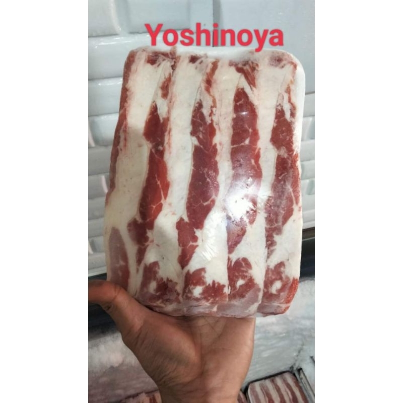 

slice Yoshinoya per 500gr