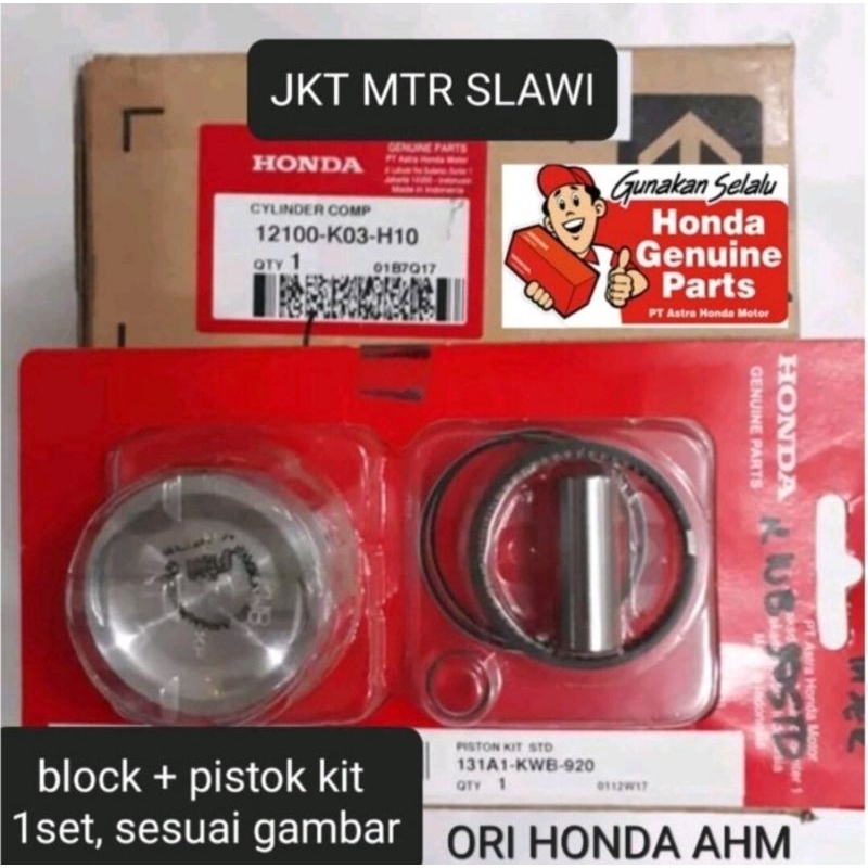 block blok piston kit revo f1 revo f1 ori honda ahm