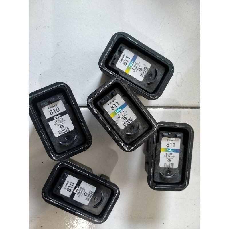 Cartridge Canon 810 811 kosongan bekas belum suntik