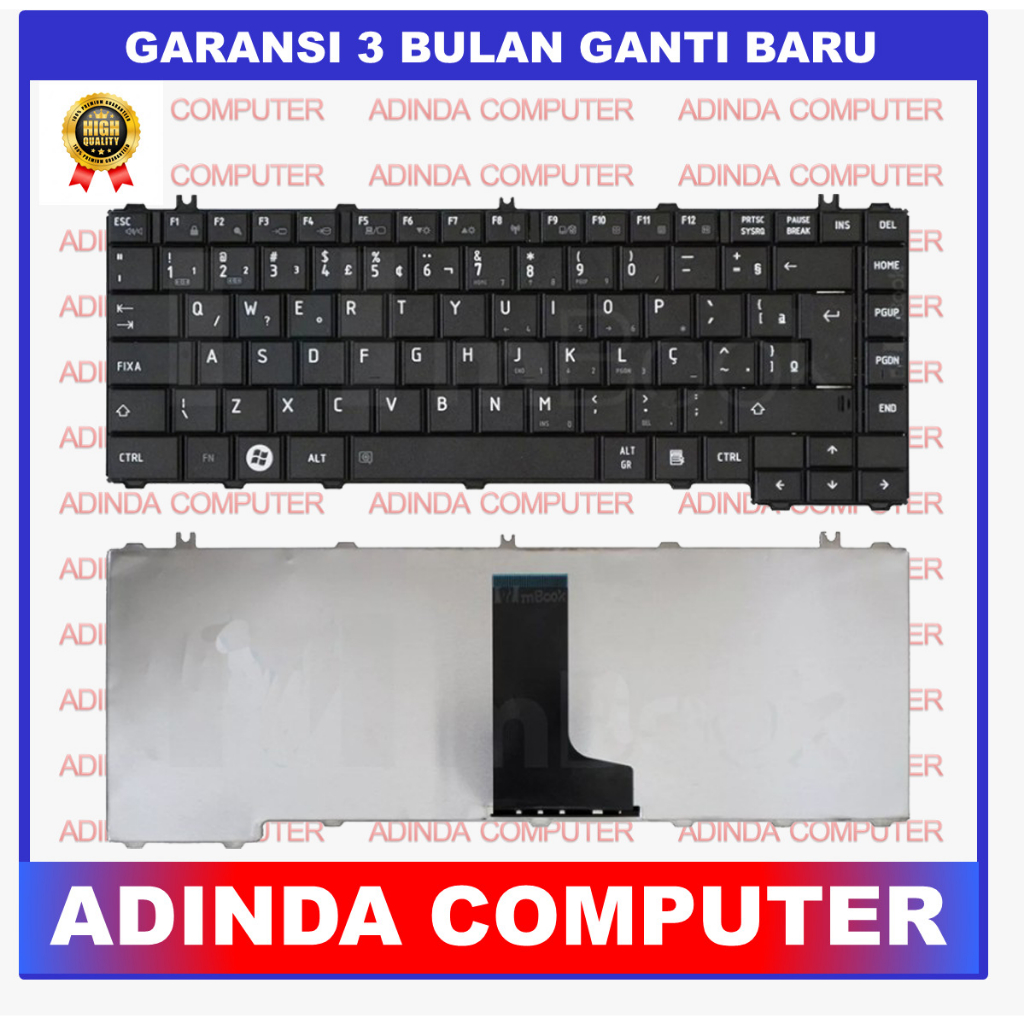 Keyboard Laptop Toshiba Satellite C600 L645 C640 L600 L630 L635 L640 L640D L645 L645D L730 L735 L740 L745