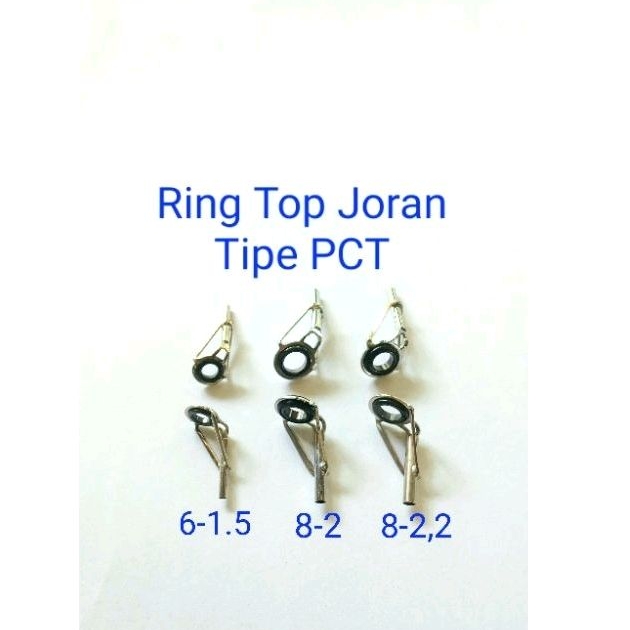 Ring Non Fuji Tip Top Ujung Joran Tipe PCT - Mamarit Kolongan Benang