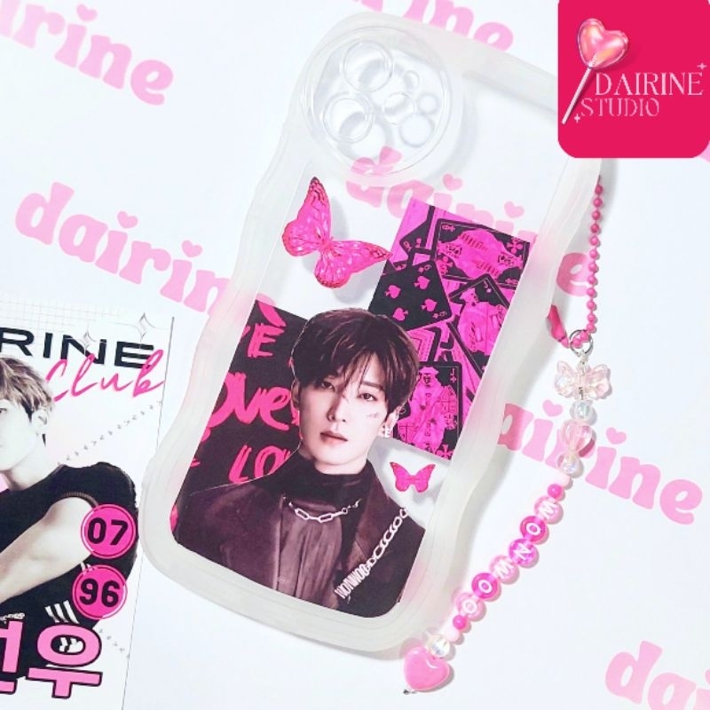 ALL TYPE CUSTOM STICKER CASE KPOP SVT BTS NCT TXT Treasure