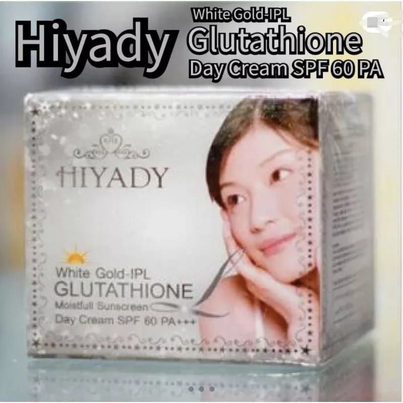 Jual Hiyady White Gold-IPL Glutathione Day Cream SPF 60 PA+++ Dan Hiyady Skin Food Set Intensive Brightening Cream and Serum