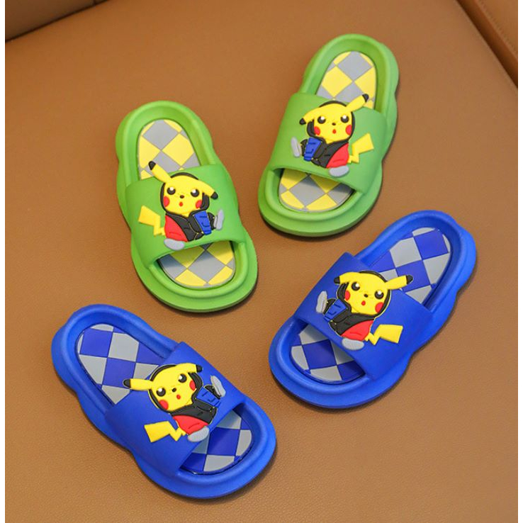 Sandal Selop Anak Laki-laki Perempuan Motif Karakter Bahan Karet SA008