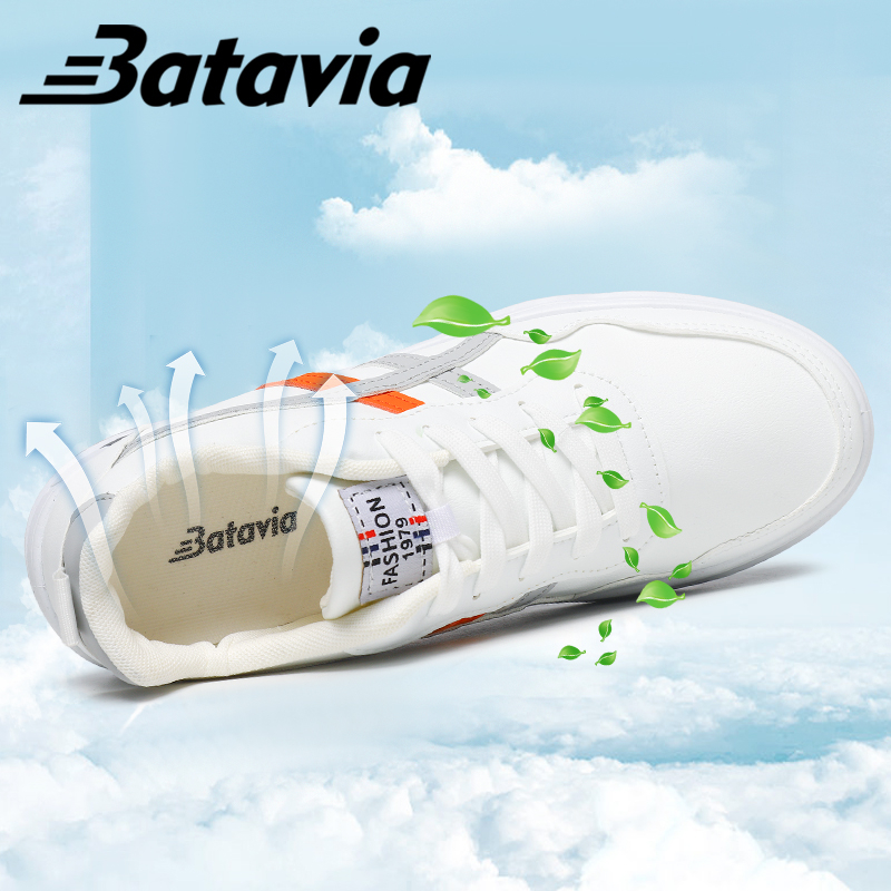 BATAVIA Baru Pria Sport Shoes Impor white Pria olahraga sepatu hitam Sneakers sepatu sekolah J14