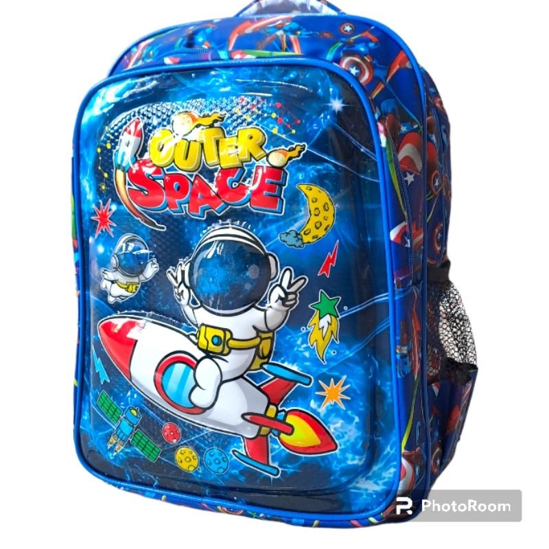 Tas Ransel sekolah karakter astronot berLED