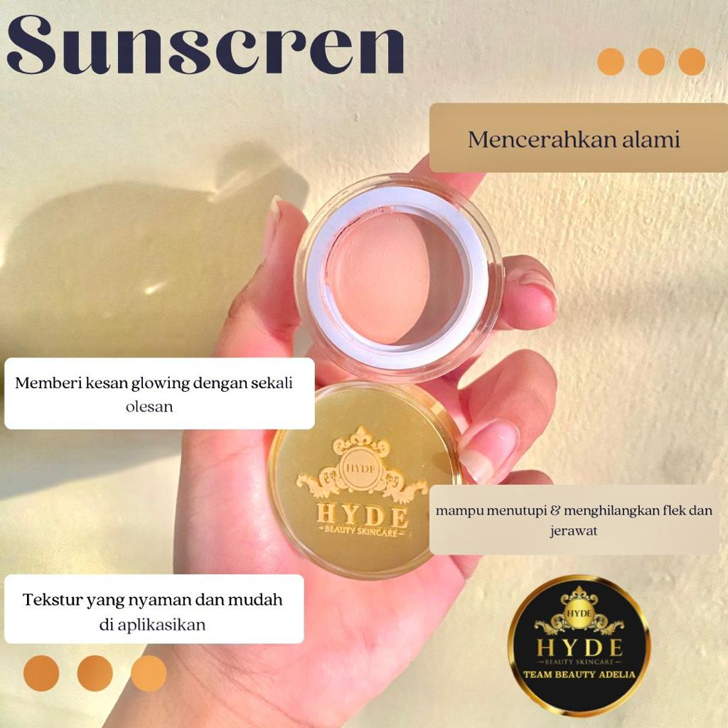 Sunscreen Hyde Skincare | Krim siang mencerahkan