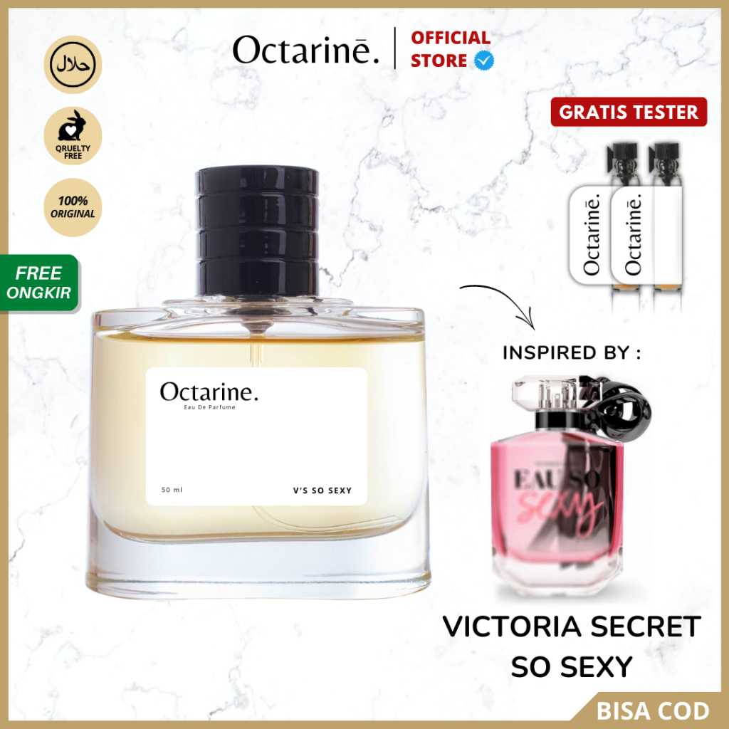 Octarine - Parfum Wanita Tahan Lama Aroma Lembut Feminim Elegant Inspired By VS So Sexy | Parfume Perfume Farfum Minyak Wangi Cewek Cowok Murah Original