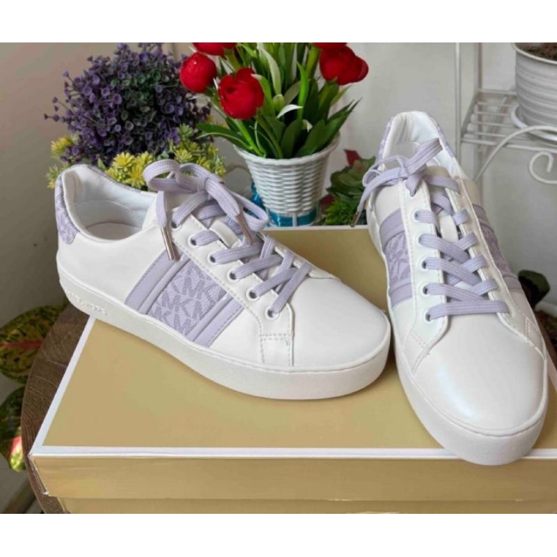 Sepatu Original MK Sneaker Poppy Lace Up  Stripe