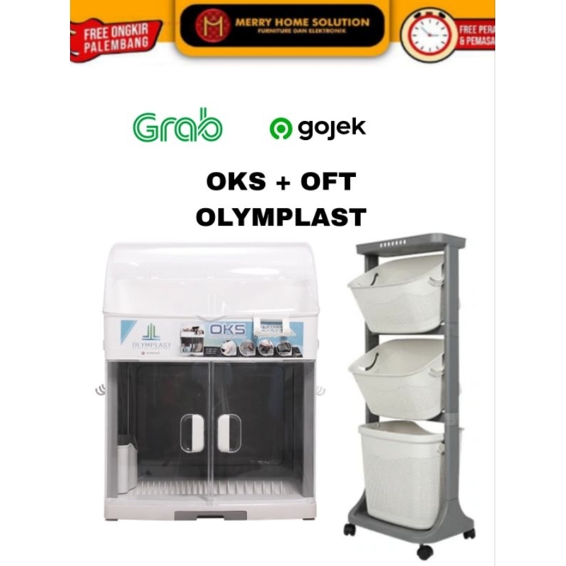 rak piring oks olymplast + rak oft olymplast