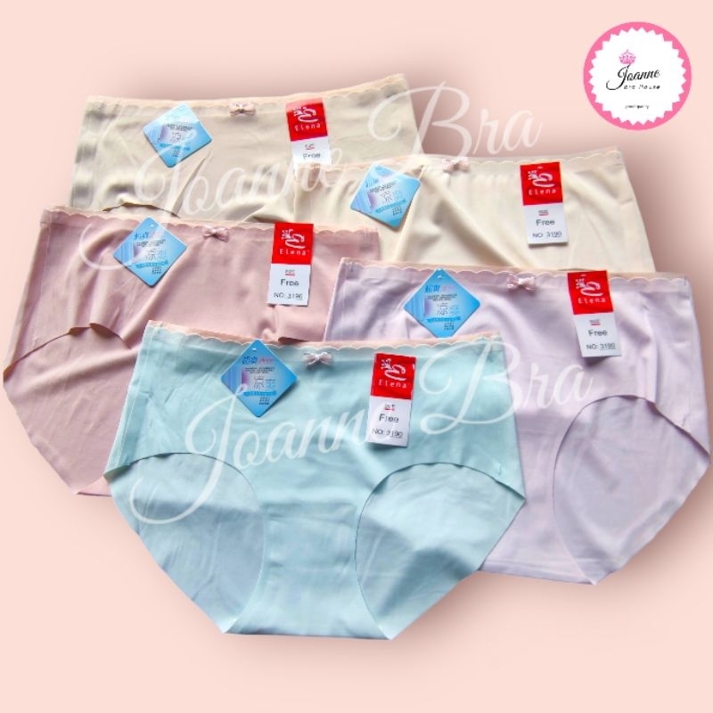 Elena Celana Dalam Seamless Wanita E 3190 - CD Sepinggul Wanita fit bb 65kg Tanpa Jahitan Lembut Nya