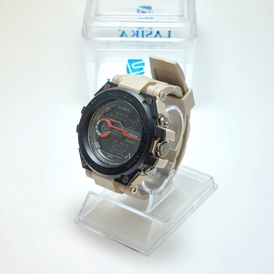 Jam Tangan Sporty Digital Anti Air Free Box Premium Rubber Strap 643 LASIKA