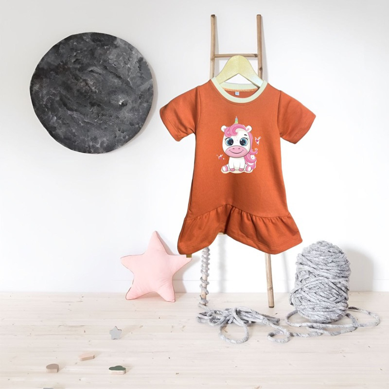 Baju Anak perempuan DRESS ANAK PINGKY PONY baju fashion anak perempuan