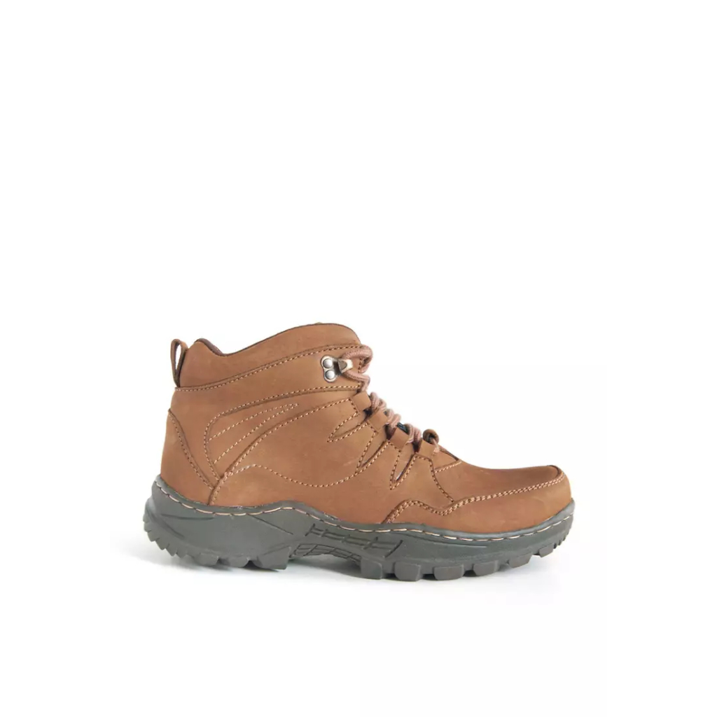 Sepatu Semi Boots Kulit Asli Pria Borsa Cruiser Hunter Tan