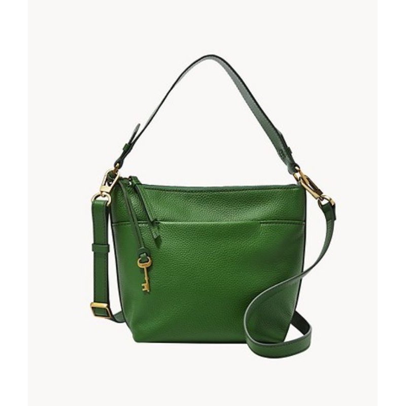 tasFOSSIL Julianna Small Hobo Green