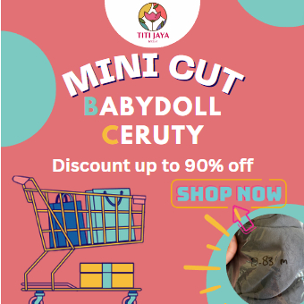 (Potongan Kain) SIFON CERUTY BABYDOLL untuk keperluan prakarya hiasan aplikasi nyambung sampel handfeel hand feel sample sambung sambungan background back ground back drop backdrop