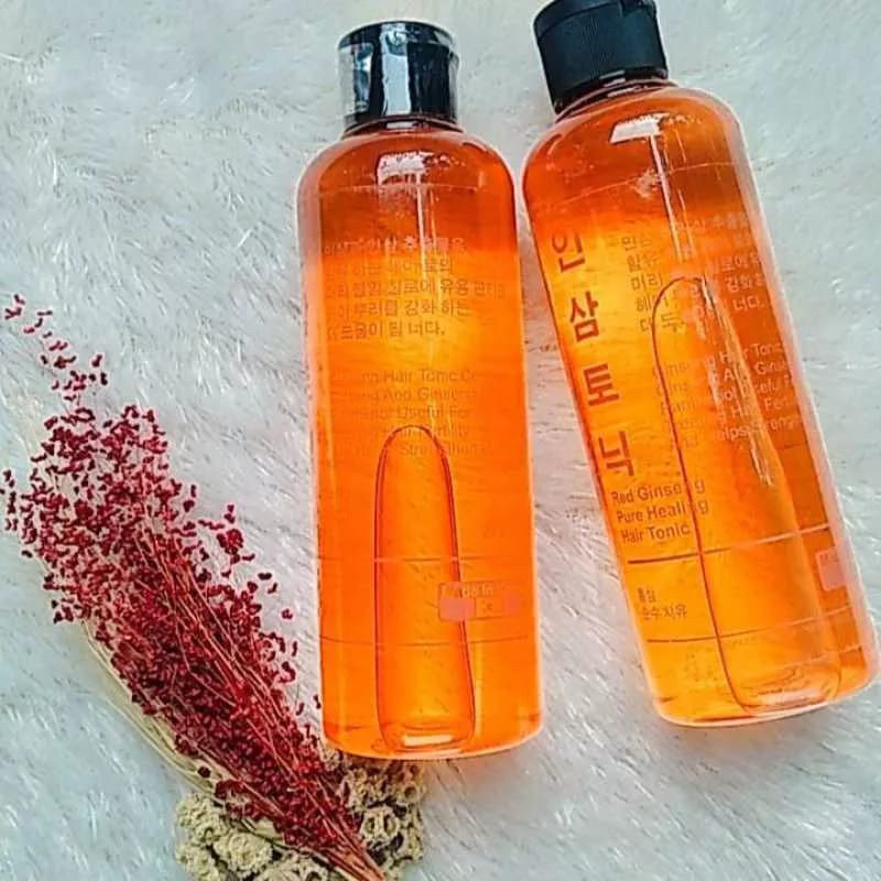 FREE ONGKIR MEDAN TERMURAH Hair Tonic Red Ginseng Korea BPOM Penumbuh Rambut Botak dan Pelebat Rambut ~Anti Rambut Rontok