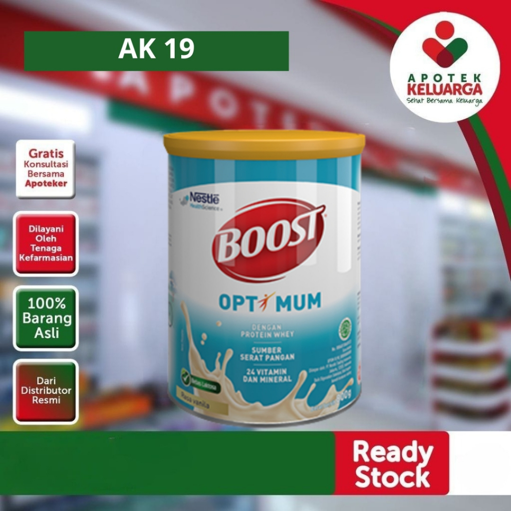 

Boost Optimum 800 gram/susu rendah laktosa/susu protein dan kalsium tulang/murah banget