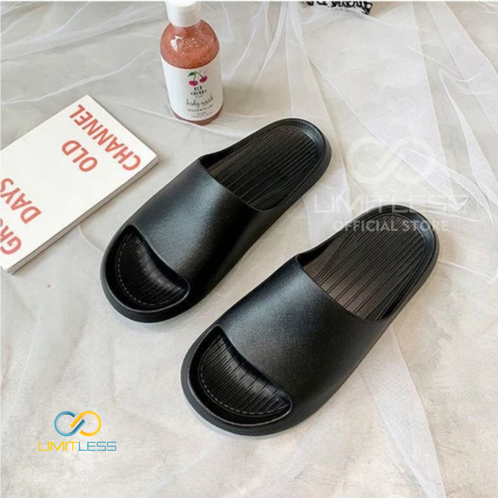 Zerolimit - Sandal Slip On Jelly Wanita Casual Sandal Slipper Rumah Cewek Anti Licin Sendal Selop Wanita Nyaman