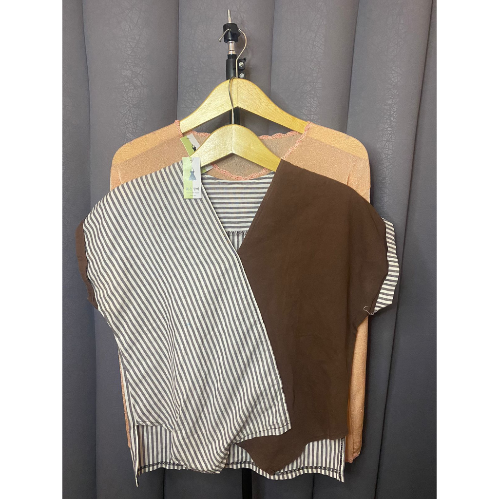 PAKET USAHA ATASAN BLOUSE KEMEJA WANITA RAJUT DAN KAOS