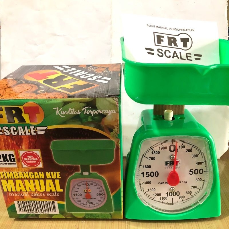 timbangan kue 2kg FRT/ timbangan kue manual 2kg/ manual cakes scale/ timbangan dapur manual murah/ t