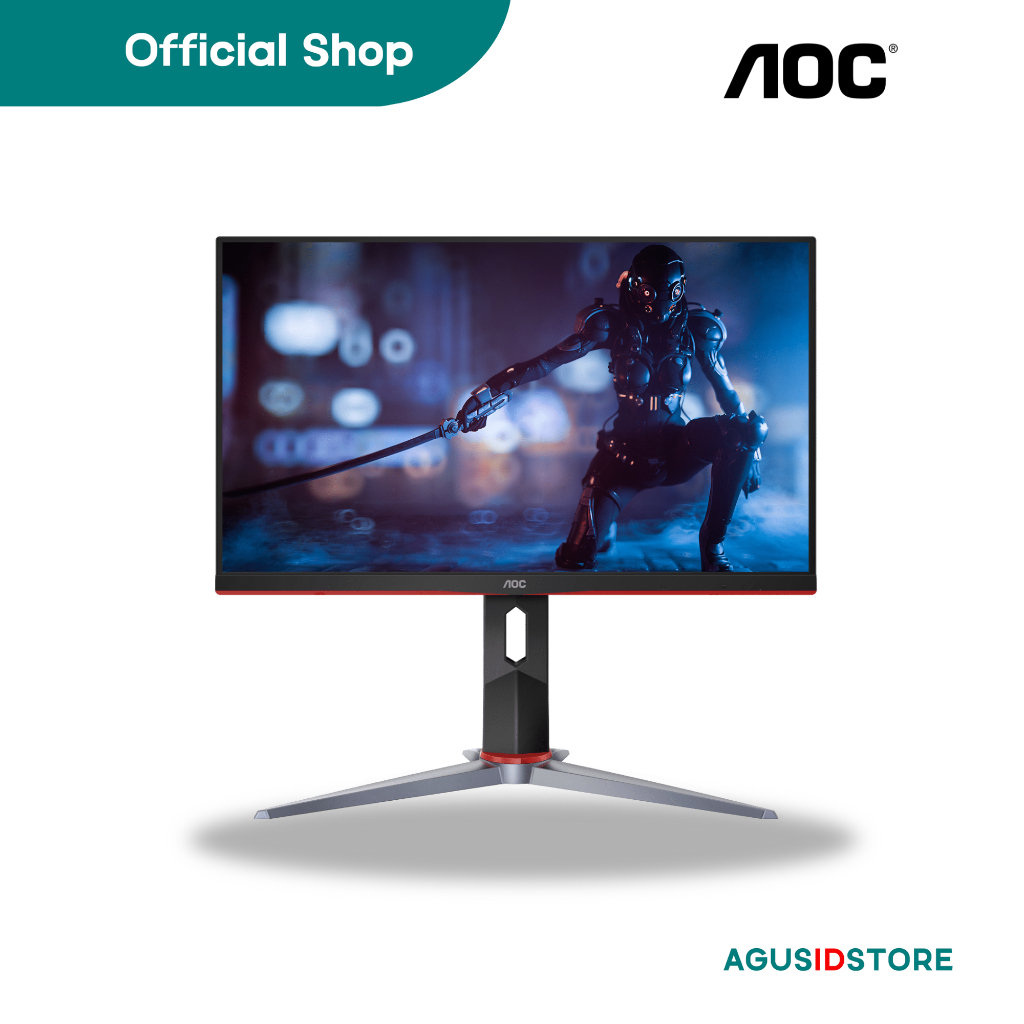 AOC 24G2SP Monitor Gaming 24 Inch / FHD IPS / 165Hz 1ms / G-Sync HDMI VGA DP