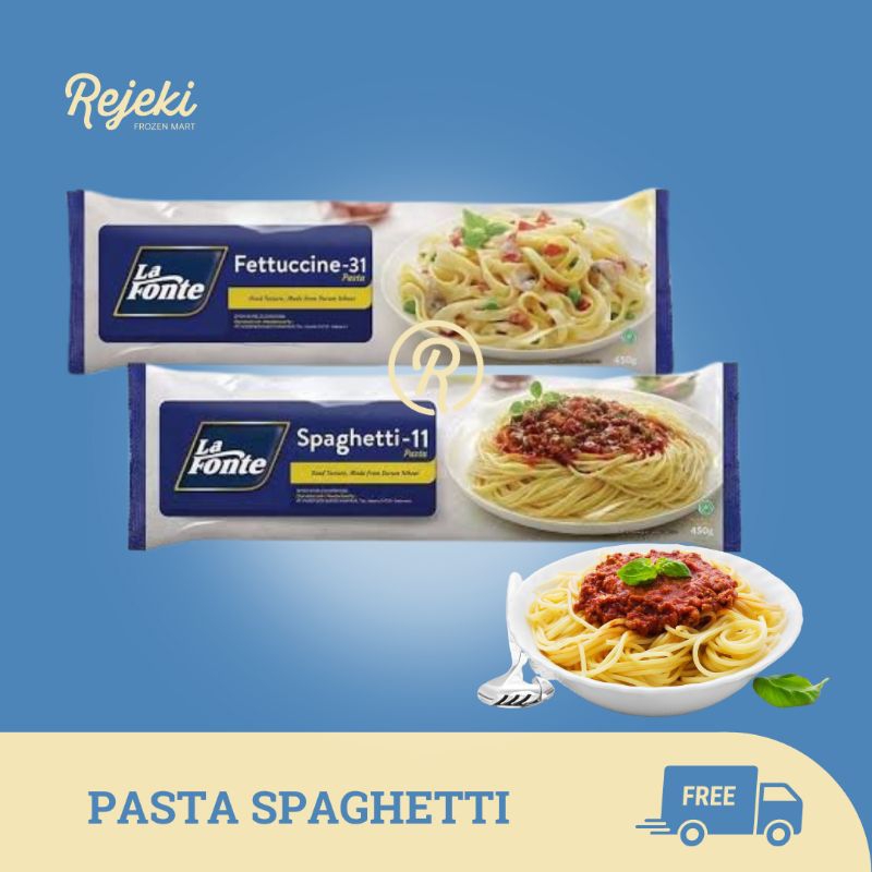 

La Fonte Pasta Fettucinne & Spaghetti - Rejeki Frozen Mart