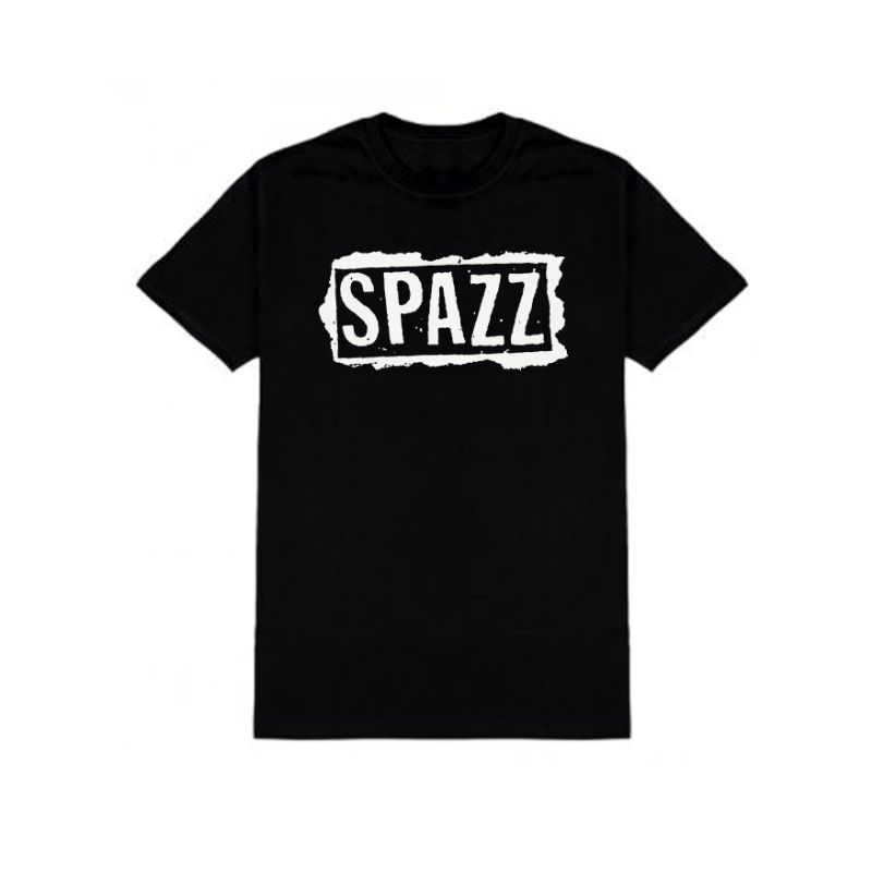 KAOS BAND SPAZZ FONT LOGO COMBED 24S / TSHIRT BAND KIDS SPAZZ